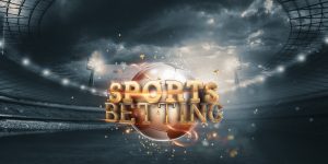 Gold,Lettering,Sports,Betting,Background,With,Soccer,Ball,And,Stadium.